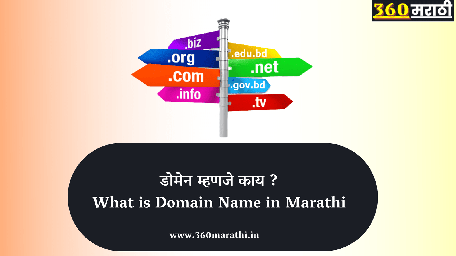 डोमेन म्हणजे काय ? What is Domain Name in Marathi