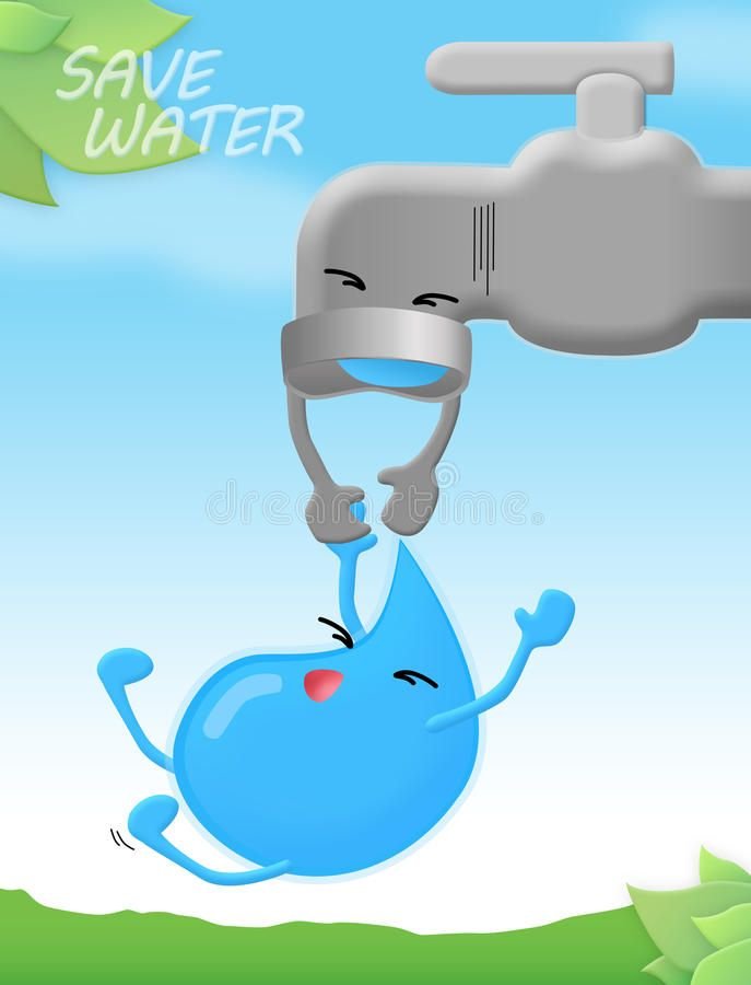 Save Water Drawing Sketch 12 -