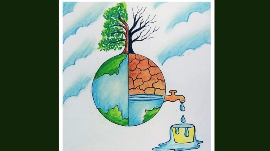 save water drawing 1 -