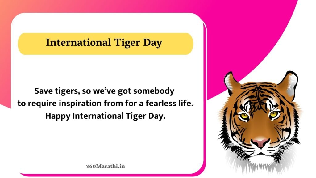 Happy International Tiger Day Slogans