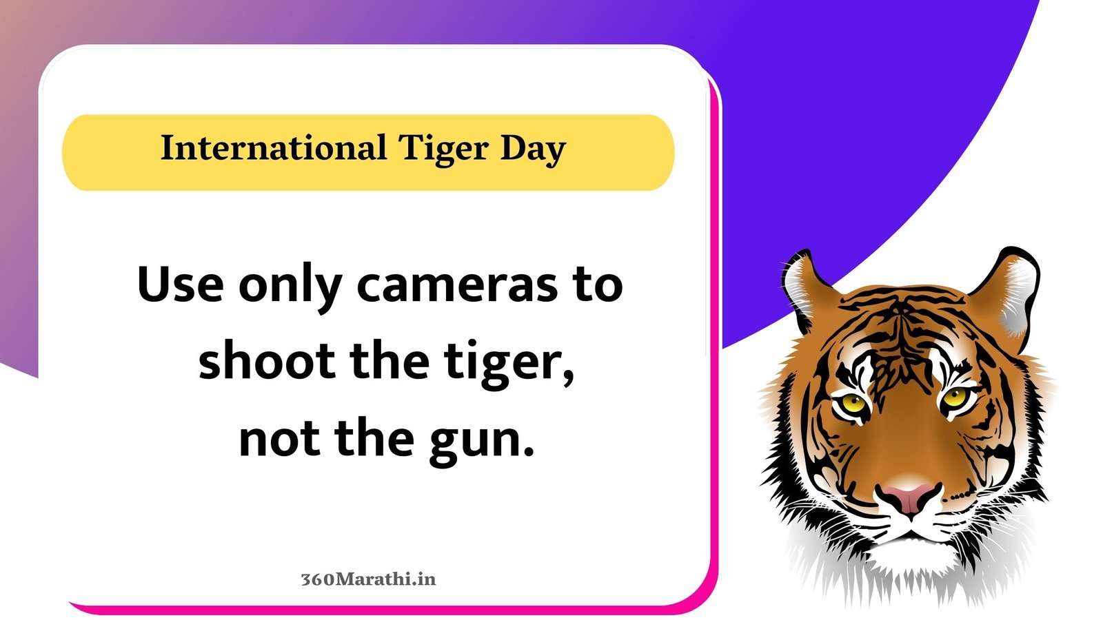 International Tiger Day 2021 Images