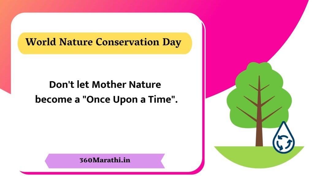 World Nature Conservation Day 2021 Quotes 1 -