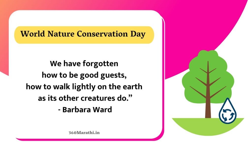 World Nature Conservation Day 2021 Quotes 5 -