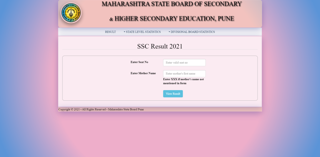 Mahresult.nic.in 2021 SSC Result | Maharashtra SSC Result 2021 | maharesult.nic.in ssc result 2021