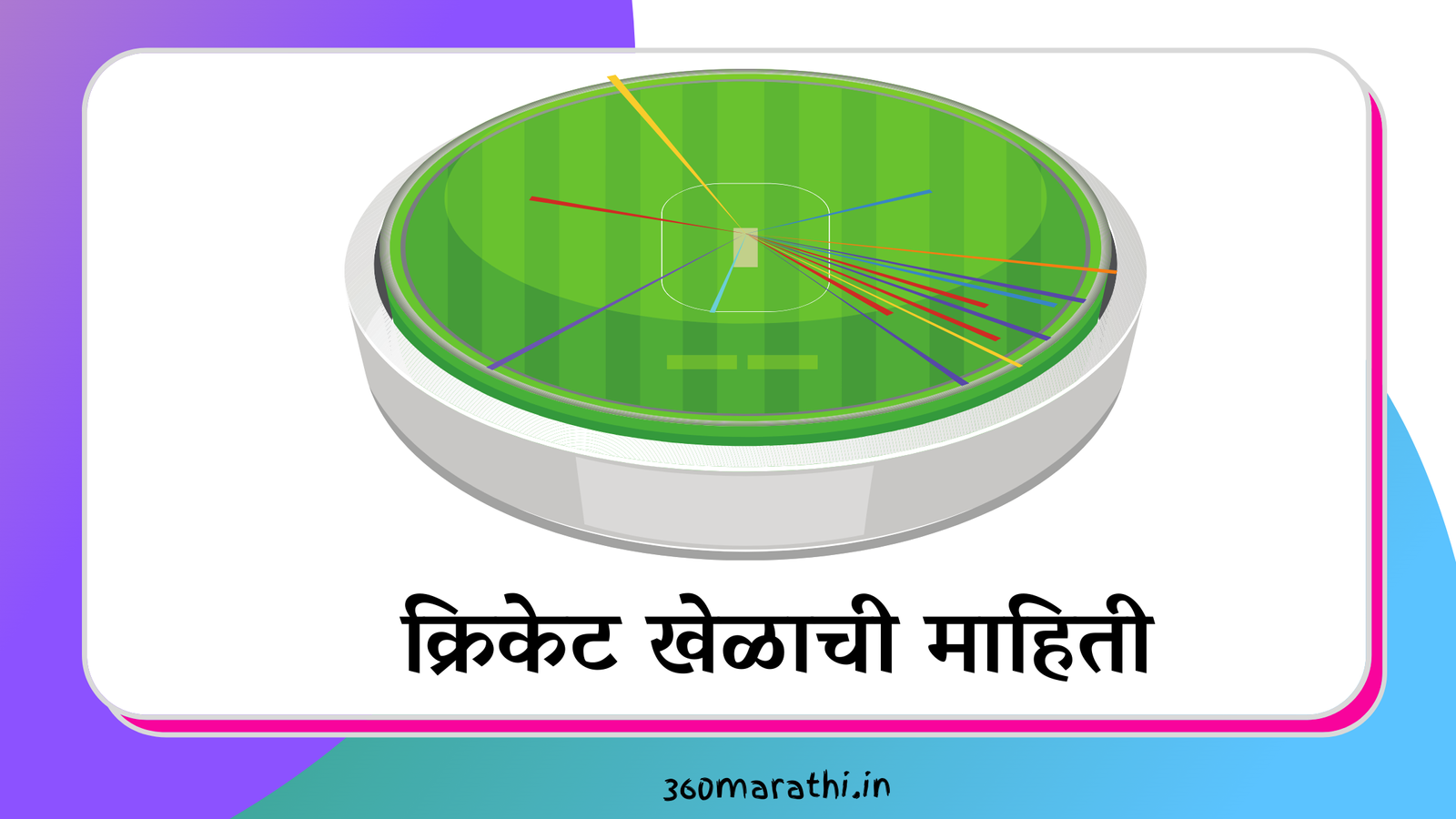 क्रिकेट खेळाची माहिती - Cricket Information In Marathi