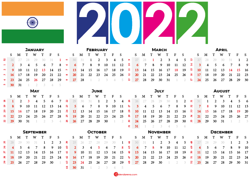 India Public Holidays 2022 PDF Download