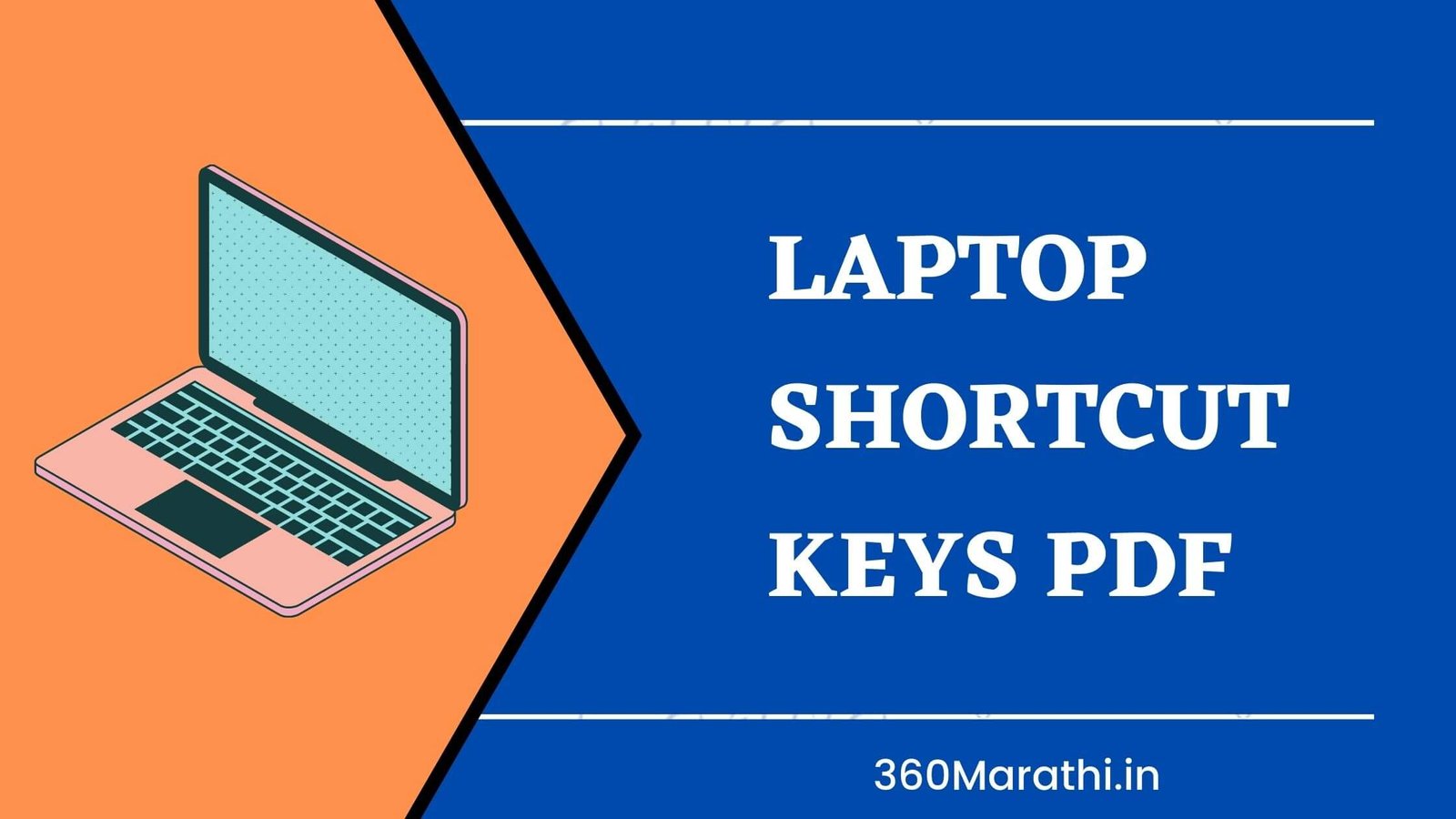 Laptop Shortcut Keys PDF