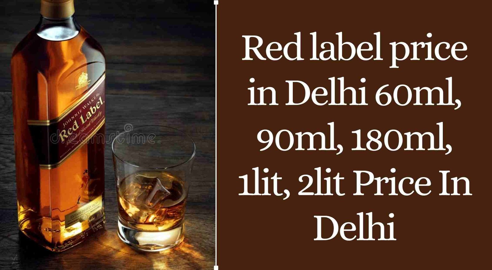 Red Label Whisky Price in Delhi