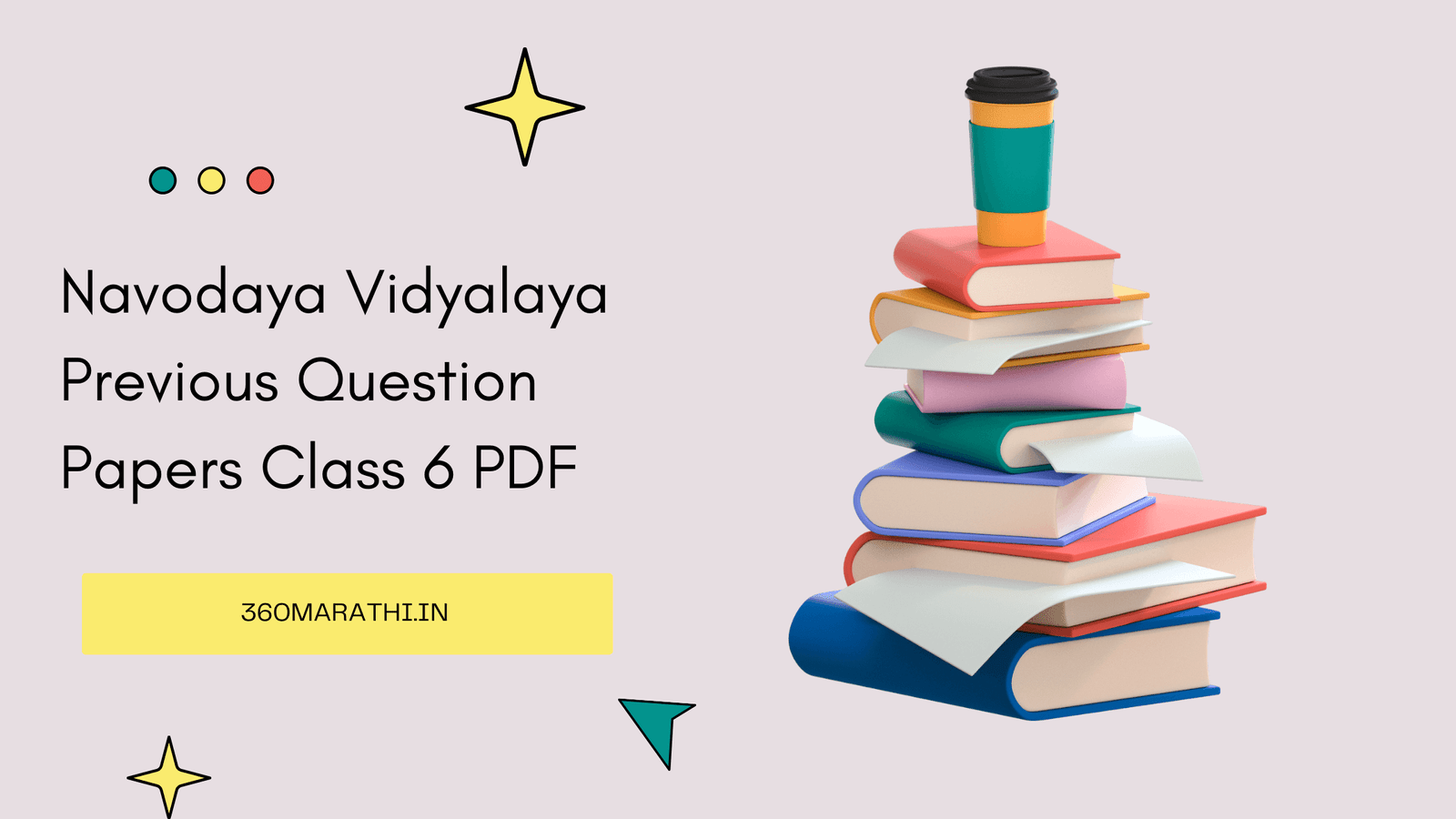 ( JNVST ) Navodaya Vidyalaya Previous Question Papers Class 6 PDF