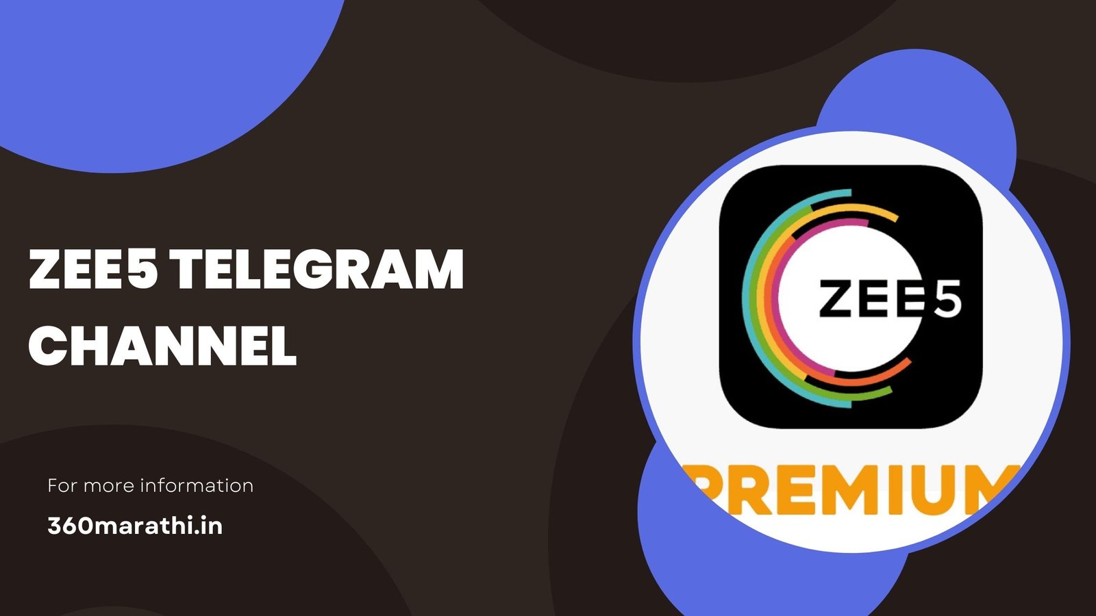 Zee5 Telegram Channel